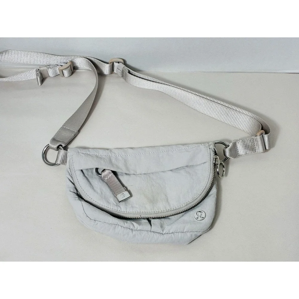 Lululemon All Night Festival Bag Micro Grey Crossbody